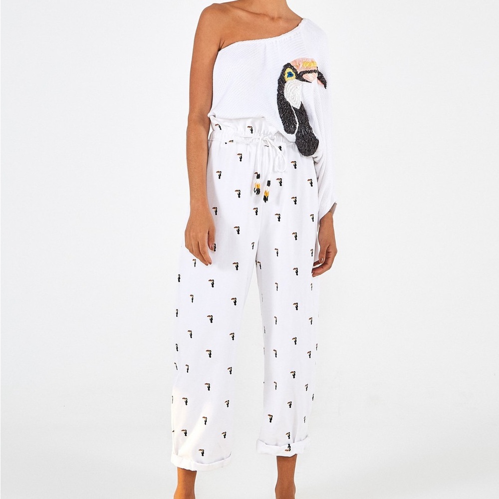 SOLD Farm Rio Toucan / Tucano Bag Pants EUC